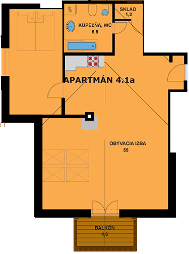 Apartmán 4.1a