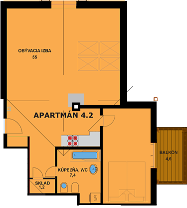 Apartmán 4.2