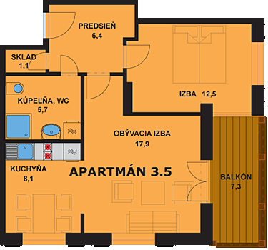 Apartmán 3.5
