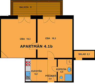 Apartmán 4.1b