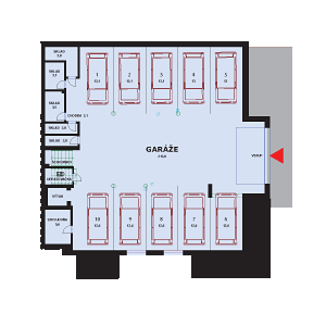 Polosuterén domu Barbora