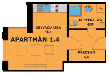 Apartment 1.4
