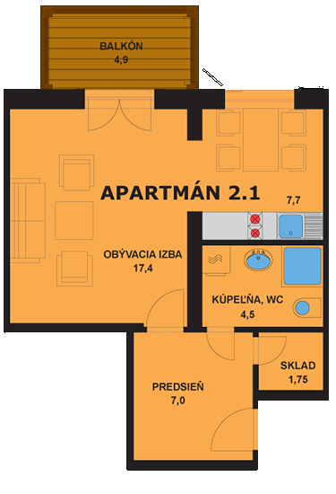 Apartmán 2.1