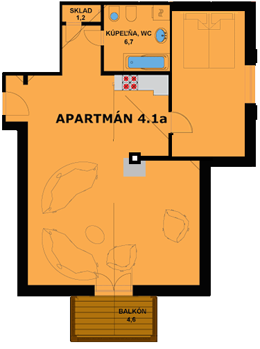 Apartmán 4.1a