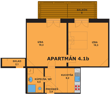 Apartmán 4.1b