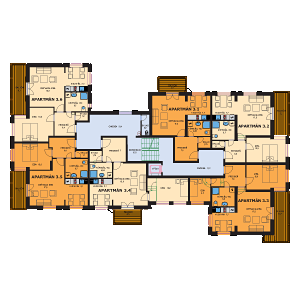 2. poschodie domu Helena