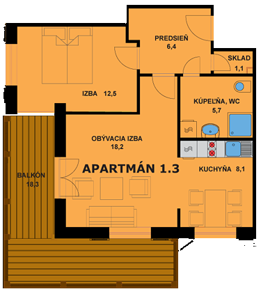 Apartment 1.3