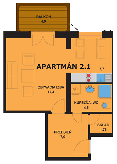 Apartmán 2.1