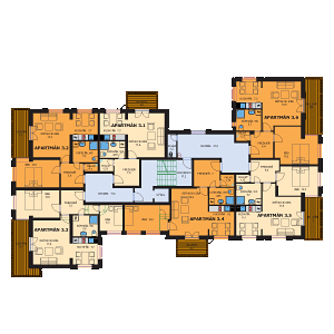 2. poschodie domu Olympia