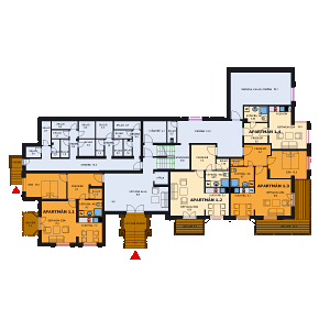 Prízemie domu Olympia