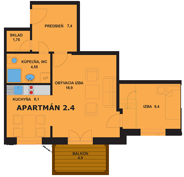 Apartmán 2.4