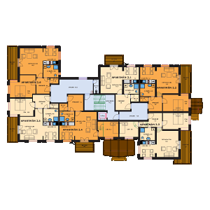 1. poschodie domu Renata