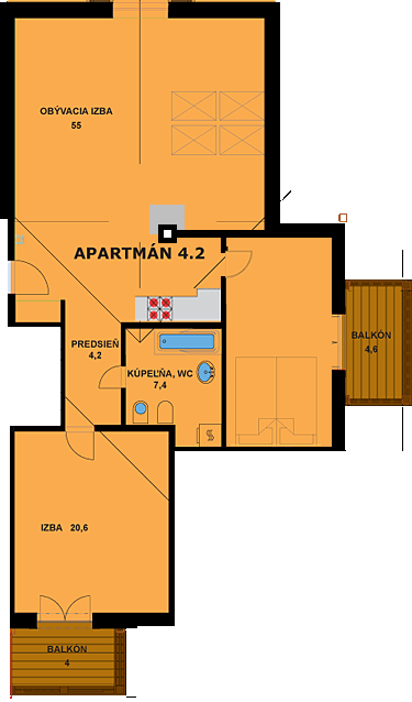 Apartmán 4.2