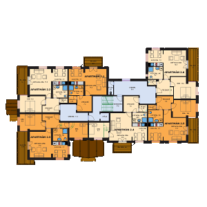 1. poschodie domu Viktória